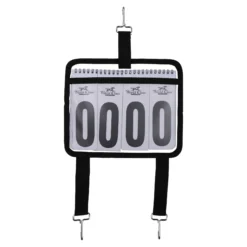 Western Saddle Pad Show Number Holder