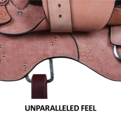 Billy Royal® Roughout Classic Work Saddle 11 Billy Royal® Roughout Classic Work Saddle -Weaver Leather Shop 10028 feature c overlay