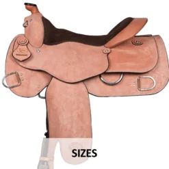 Billy Royal® Roughout Classic Work Saddle 15 Billy Royal® Roughout Classic Work Saddle -Weaver Leather Shop 10028 feature g overlay