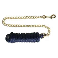 Dura-Tech® 8' Nylon Lead Rope With Chain -Weaver Leather Shop 12160 navy