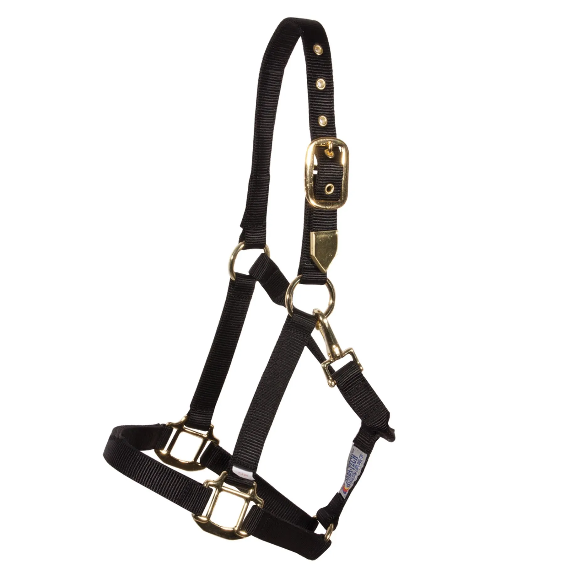 Dura-Tech Supreme Triple Ply Nylon Halter For Horses With Brass Grommets 5 Dura-Tech Supreme Triple Ply Nylon Halter For Horses With Brass Grommets - Image 5