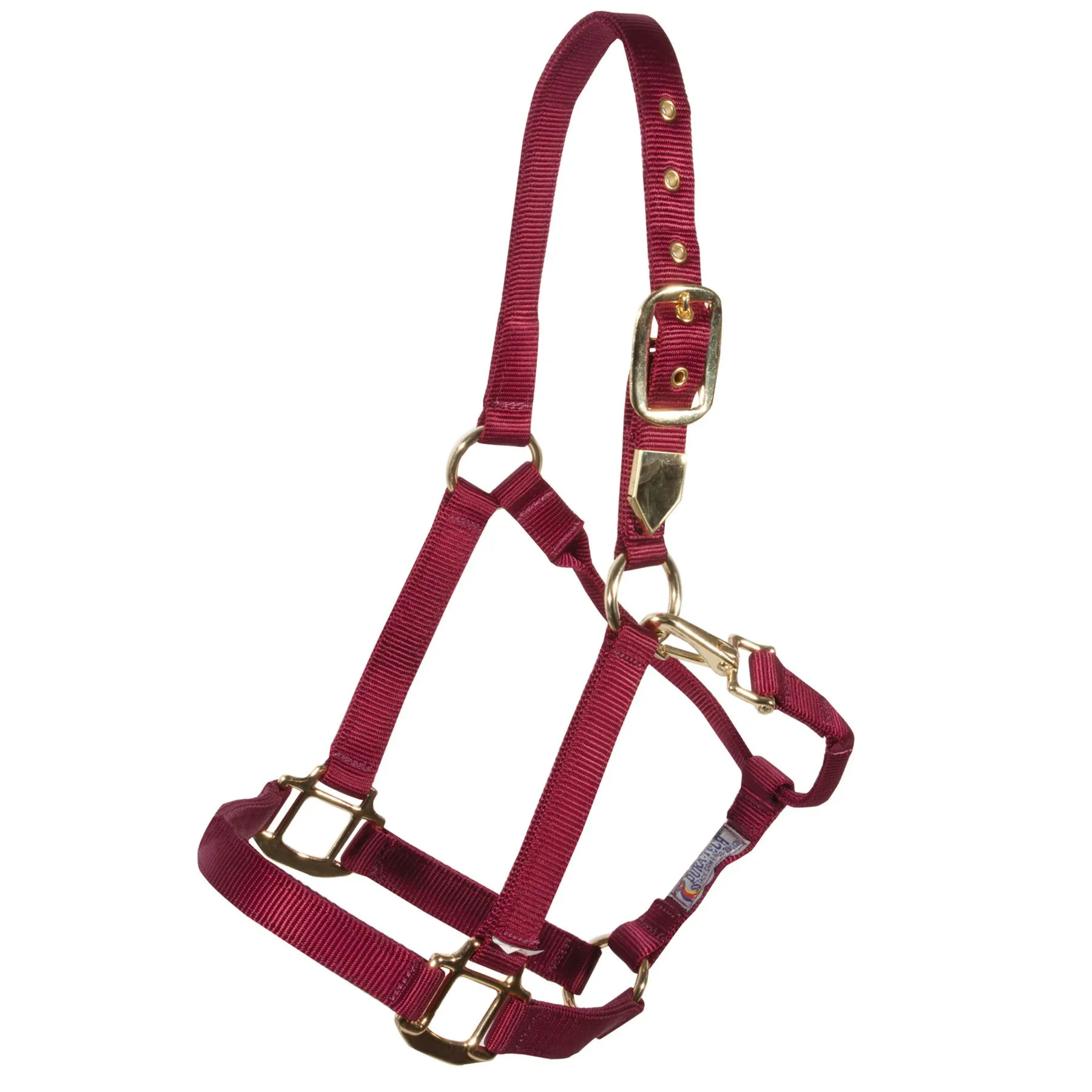 Dura-Tech Supreme Triple Ply Nylon Halter For Horses With Brass Grommets 2 Dura-Tech Supreme Triple Ply Nylon Halter For Horses With Brass Grommets - Image 2