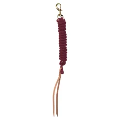 Dura-Tech® 10' Deluxe Nylon Lead Rope -Weaver Leather Shop 15216 burgundy