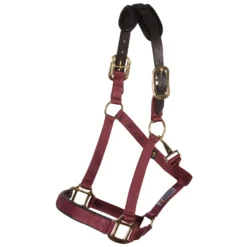 Dura-Tech® Comfort Plus Nylon Breakaway Halter -Weaver Leather Shop 18370 burgundy