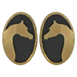 Schneiders Arabian Horse Head Conchos -Weaver Leather Shop 18403 gold