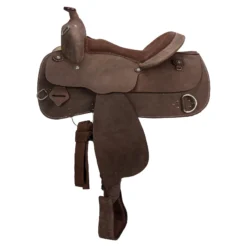 Double S Work And Trail Western Saddle -Weaver Leather Shop 31890 chocolate