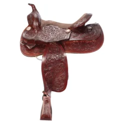 Double S Tulsa All Around Saddle -Weaver Leather Shop 33257 chestnut