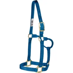 Weaver Leather Weaver Non-Adjust Nylon Halter -Weaver Leather Shop 34506 blue