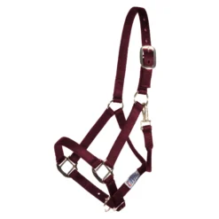 Dura-Tech® Supreme Triple Ply Nylon Halter -Weaver Leather Shop 34919 burgundy