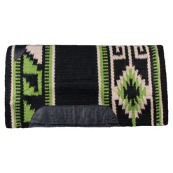 Dura-Tech® Wool Perfomance Western Saddle Pad -Weaver Leather Shop 35055 blackhoneygreen