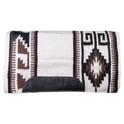 Dura-Tech® Wool Perfomance Western Saddle Pad -Weaver Leather Shop 35055 creamblackbuckskin