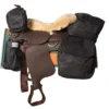 Just Merino Sheepskin Western Saddle Seat Cover