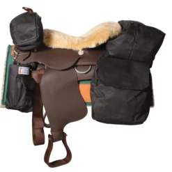 Just Merino Sheepskin Western Saddle Seat Cover