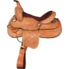 Double S Outlaw Youth Tooled Leather Western Saddle