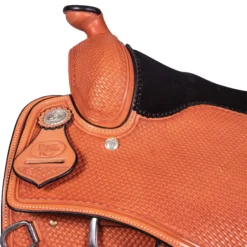 Billy Royal® Basketweave Square Skirt Western Work Saddle -Weaver Leather Shop 37891 alt a