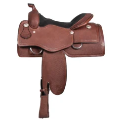 Billy Royal® Basketweave Square Skirt Western Work Saddle -Weaver Leather Shop 37891 darkoil