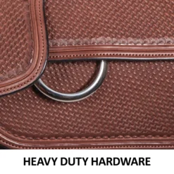 Billy Royal® Basketweave Square Skirt Western Work Saddle -Weaver Leather Shop 37891 feature f overlay