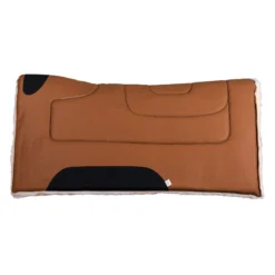 Dura-Tech® Contour Fleece Canvas Western Saddle Pad -Weaver Leather Shop 38713 brown