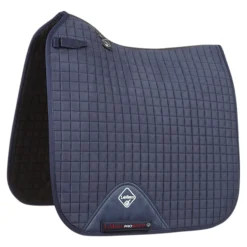 LeMieux® Prosport Square Suede Dressage Saddle Pad -Weaver Leather Shop 40196 navy