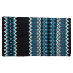 Mayatex Gemini Western Show Saddle Blanket 14 Mayatex Gemini Western Show Saddle Blanket -Weaver Leather Shop 40224 blackblue