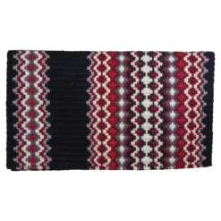 Mayatex Gemini Western Show Saddle Blanket 12 Mayatex Gemini Western Show Saddle Blanket -Weaver Leather Shop 40224 blackred