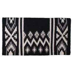 Mayatex New Phoenix Western Show Saddle Blanket -Weaver Leather Shop 40225 blackwhite