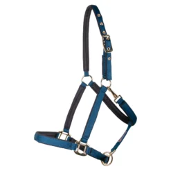 Dura-Tech® Deluxe Fully Padded 3/4" Nylon Halter 18 Dura-Tech® Deluxe Fully Padded 3/4" Nylon Halter -Weaver Leather Shop 40249 navy