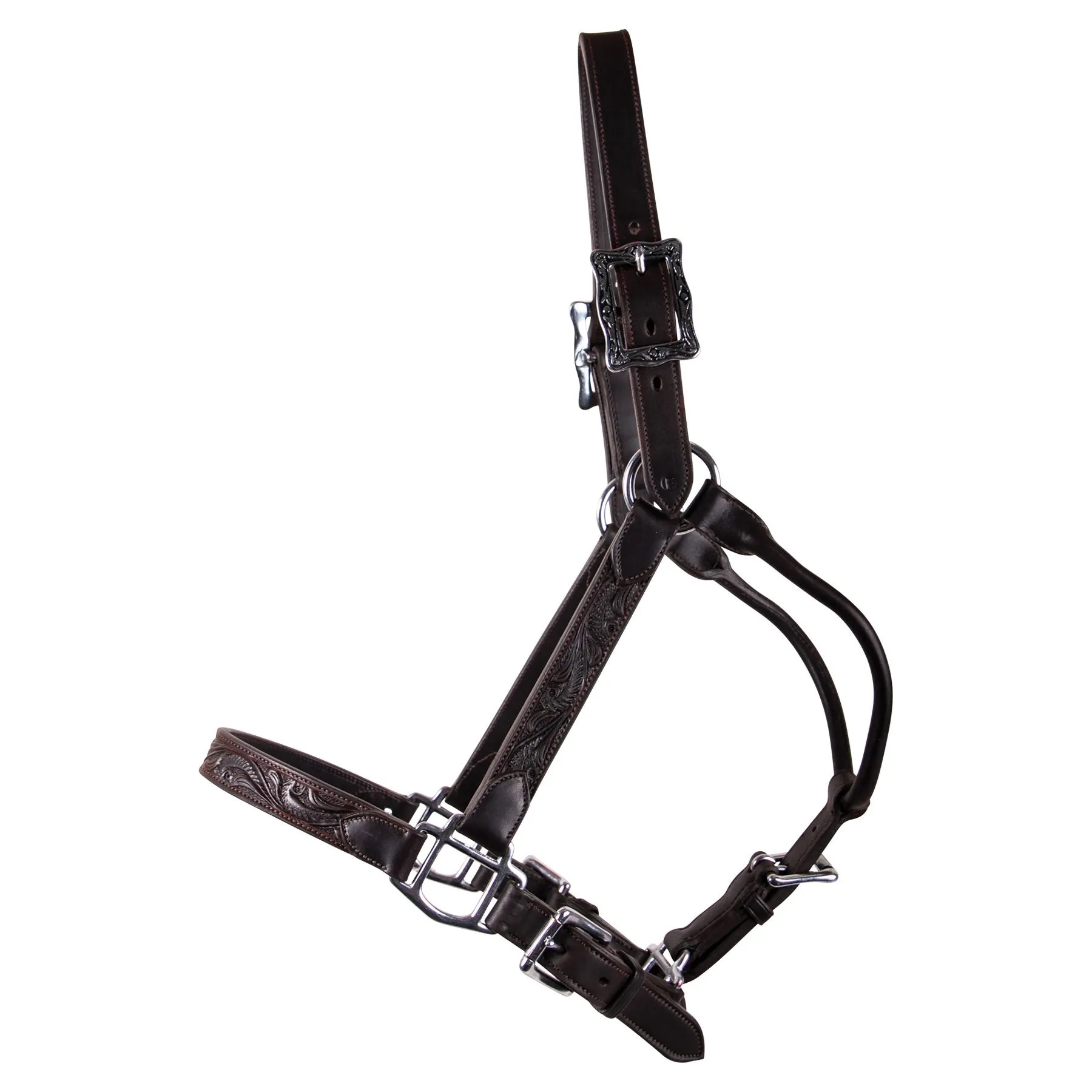 Billy Royal® Tooled Leather Show Halter 3 Billy Royal® Tooled Leather Show Halter - Image 3