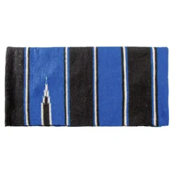 Dura-Tech® Woven Navajo Western Saddle Blanket 32" X 32" -Weaver Leather Shop 40738 royalblack