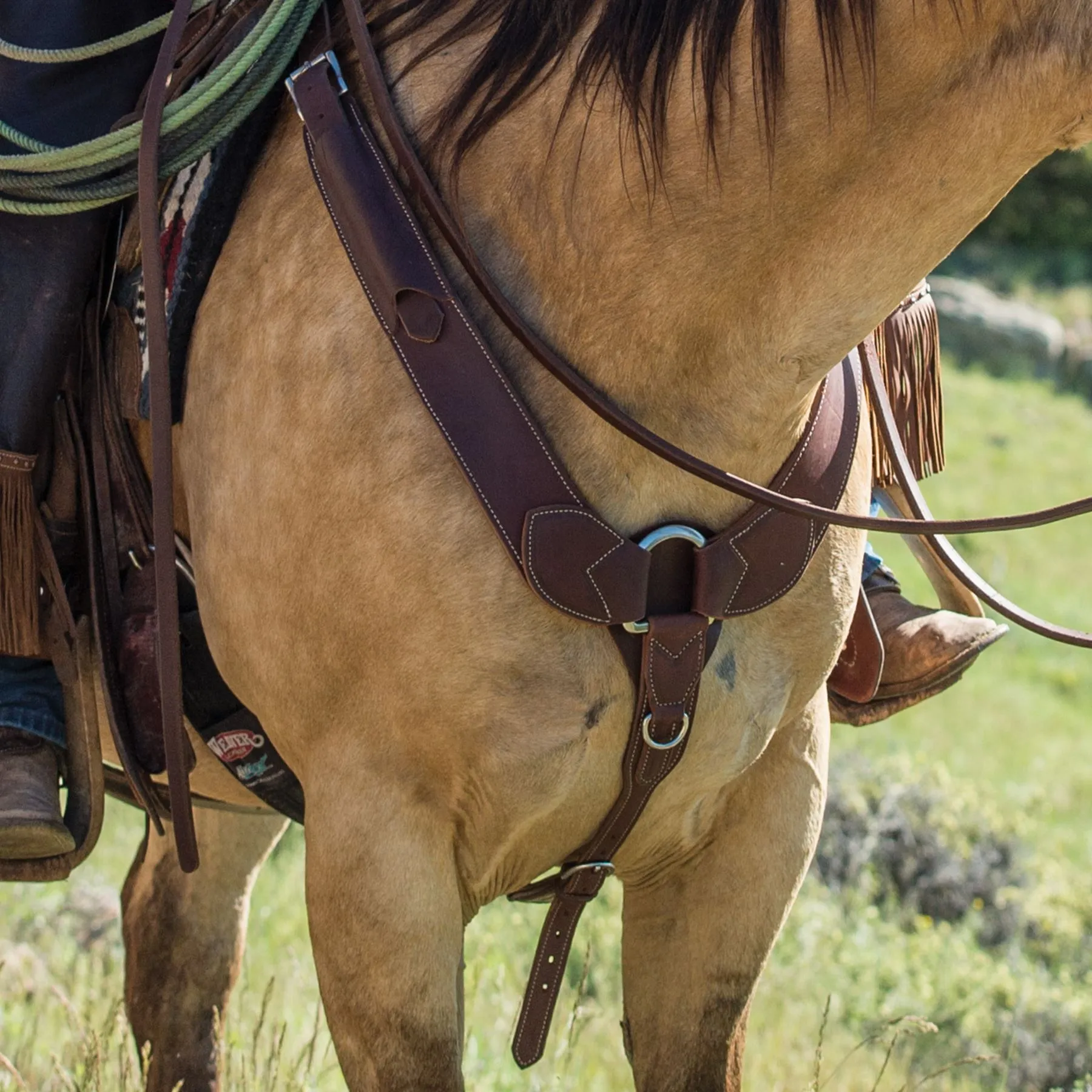 Weaver Leather® Working Cowboy Pulling Breastcollar 2 Weaver Leather® Working Cowboy Pulling Breastcollar - Image 2