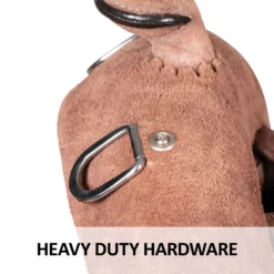 Double S Jackson Roughout Work Saddle -Weaver Leather Shop 41043 feature d overlay