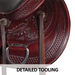 Double S Apache Trail Saddle 15 Double S Apache Trail Saddle -Weaver Leather Shop 41044 feature b overlay