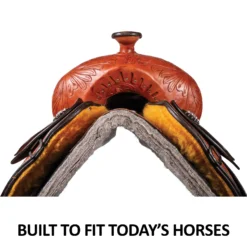 Double S Wyatt Tooled All Around Saddle -Weaver Leather Shop 41045 feature b overlay