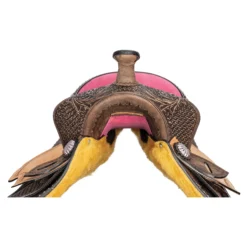 Double S Reno Pink Barrel Saddle -Weaver Leather Shop 41047 alt b