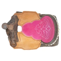 Double S Reno Pink Barrel Saddle -Weaver Leather Shop 41047 alt c