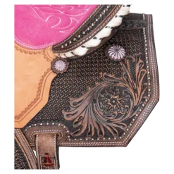 Double S Reno Pink Barrel Saddle -Weaver Leather Shop 41047 alt d