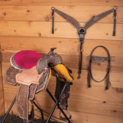 Double S Reno Pink Barrel Saddle -Weaver Leather Shop 41047 alt k