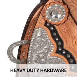 Double S Cody Show Saddle -Weaver Leather Shop 41084 feature f overlay
