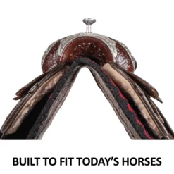 Double S Diamond Show Saddle -Weaver Leather Shop 41086 feature c overlay