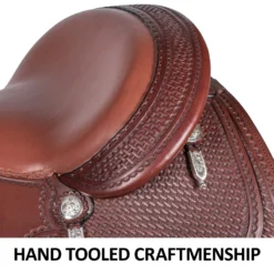 Billy Royal® Westcoast Reiner Saddle 11 Billy Royal® Westcoast Reiner Saddle -Weaver Leather Shop 41133 feature b overlay