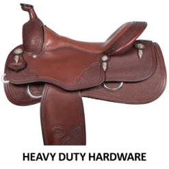 Billy Royal® Westcoast Reiner Saddle 15 Billy Royal® Westcoast Reiner Saddle -Weaver Leather Shop 41133 feature f overlay