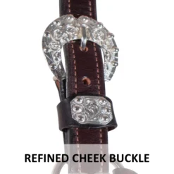 Billy Royal® Sydney Silver Show Halter -Weaver Leather Shop 41196 feature b overlay