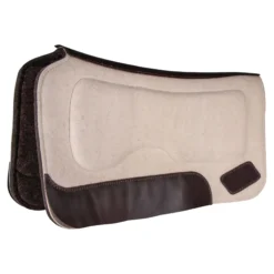 Billy Royal® Wool Felt Pad With Memory Foam Panel 7 Billy Royal® Wool Felt Pad With Memory Foam Panel -Weaver Leather Shop 41202 Cream