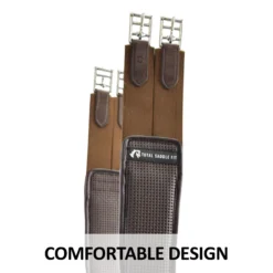 Total Saddle Fit Shoulder Relief Girth - Synthetic -Weaver Leather Shop 41298 feature c overlay