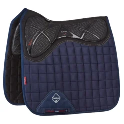 LeMieux® X-Grip Twin Sided Dressage Saddle Pad -Weaver Leather Shop 41581 navy