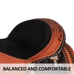 Billy Royal® Fort Worth Supreme Show Saddle 10 Billy Royal® Fort Worth Supreme Show Saddle -Weaver Leather Shop 41596 feature b overlay