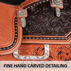 Billy Royal® Fort Worth Supreme Show Saddle 14 Billy Royal® Fort Worth Supreme Show Saddle -Weaver Leather Shop 41596 feature f overlay