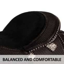 Billy Royal® Studded Basketweave Show Saddle 12 Billy Royal® Studded Basketweave Show Saddle -Weaver Leather Shop 41600 feature b overlay