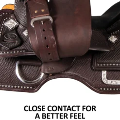 Billy Royal® Studded Basketweave Show Saddle 13 Billy Royal® Studded Basketweave Show Saddle -Weaver Leather Shop 41600 feature c overlay