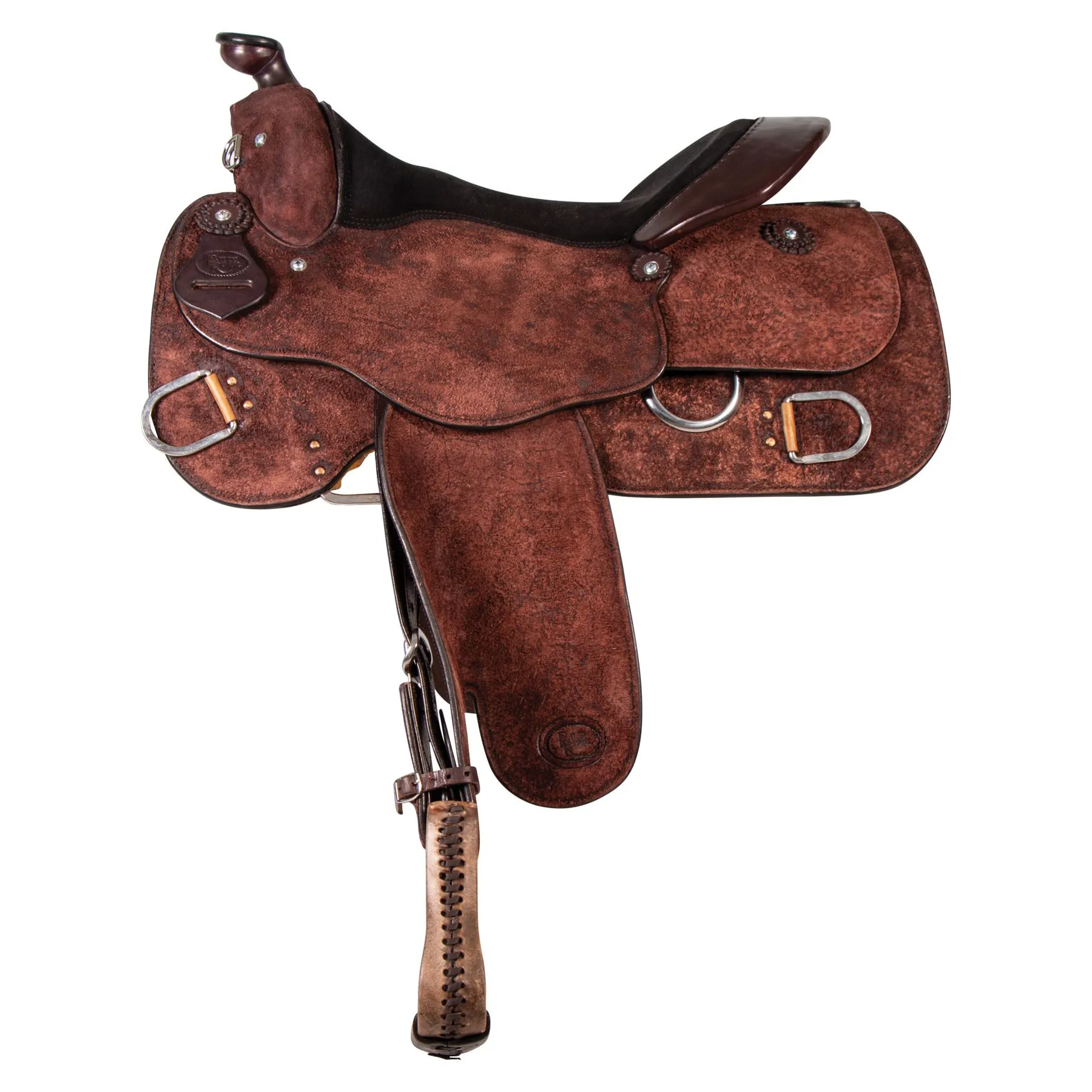 Billy Royal® Chocolate Roughout Classic Work Saddle 9 Billy Royal® Chocolate Roughout Classic Work Saddle - Image 9